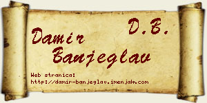 Damir Banjeglav vizit kartica